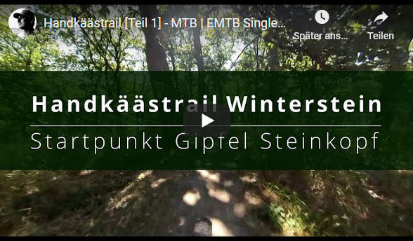 Handkaastrail MTB E-MTB EMTB  Winterstein Start Steinkopf Ober Mörlen Taunus