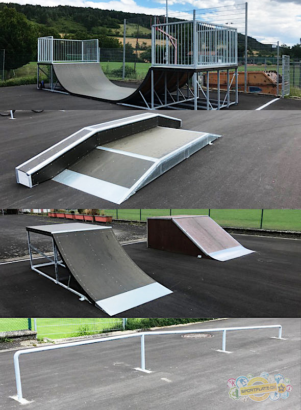 fotos neuer skatepark skateplatz leinach 97274